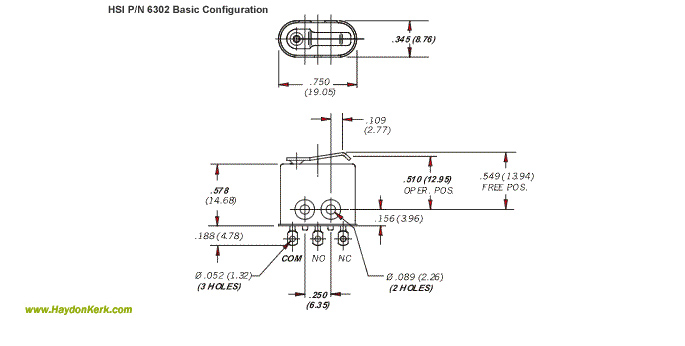 Haydon Hermeticall Sealed Switch 6300 Series