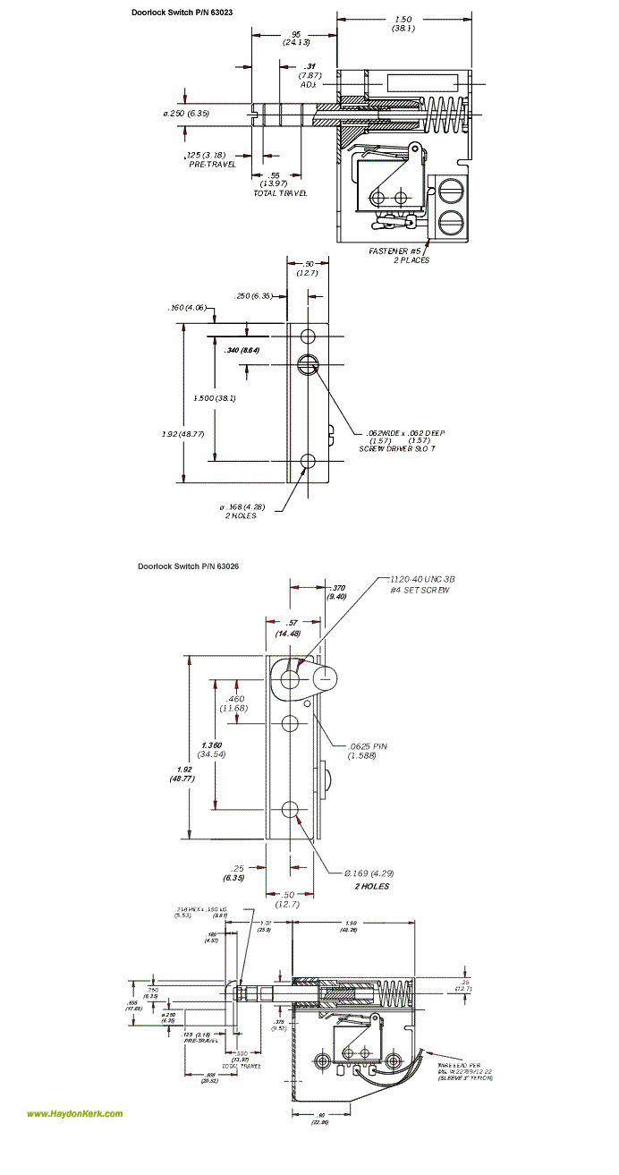 Haydon Interlock Switch