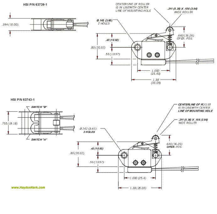 Haydon Hermetically Sealed Switch LC Series