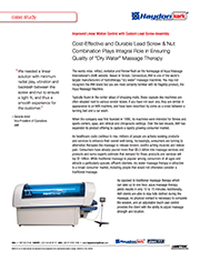 Aqua Massage Manufacturer Improves Linear Motion Control with Custom Lead Screw Assembly from Kerk