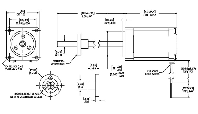 External Linear Actuator