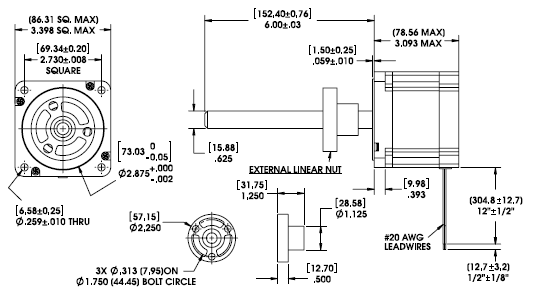 External Linear Actuator