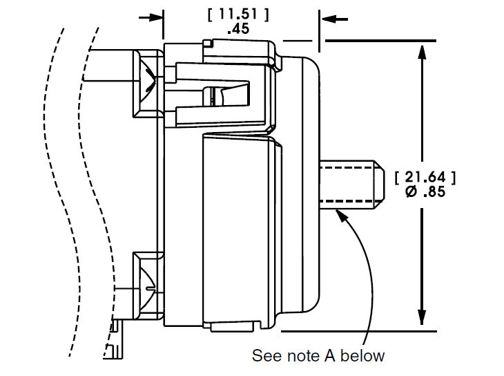 Size 8 Linear Actuator Encoder