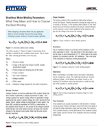 Brushless Motors Winding Parameters - What they Mean and How to Chose