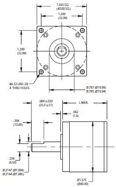 G40A planetary gearbox drawing